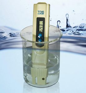 Checking TDS in water