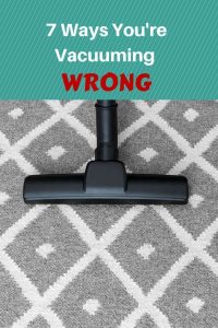 Wrong Vacumm cleaning