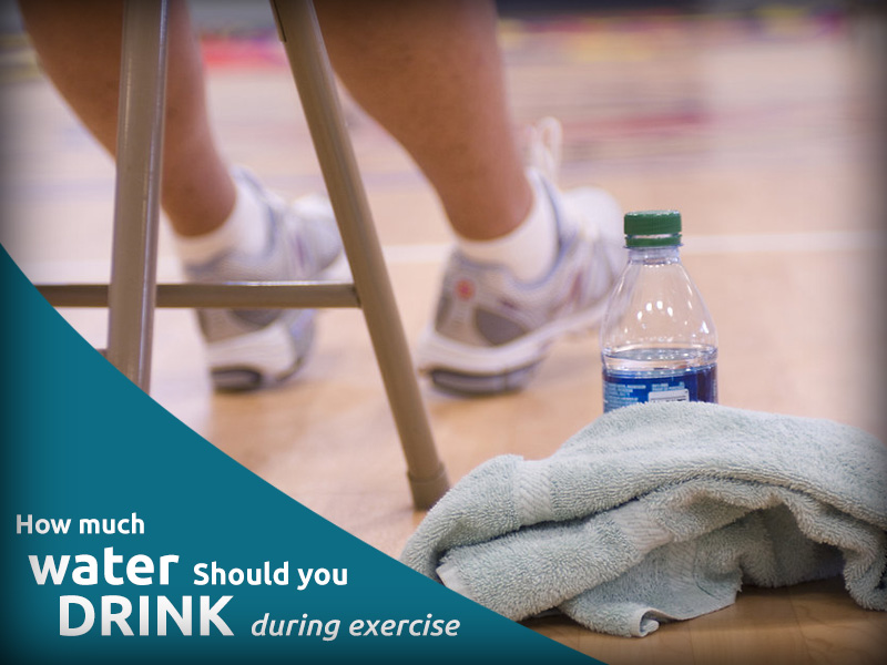 How much water to drink during exercise