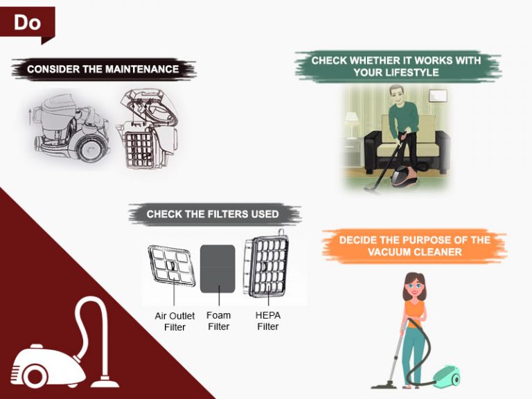 Dos and Don'ts to Check when Buying a Vacuum Cleaner