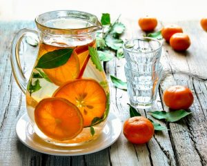 Fruits infused water