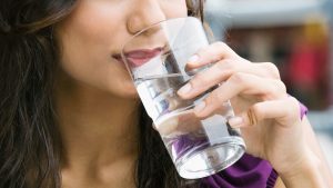 Drink water after yoga