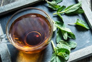 Peppermint homemade Tea for Sore Throat