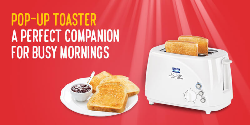 How to use pop up toaster for busy morning