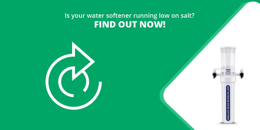 How to find out if water softener is running low on salt