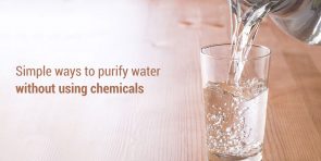 How to purify water without using chemicals