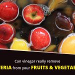 Is vinegar effective for Killing bacteria on fruits and vegetables