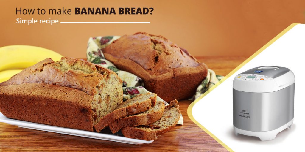 Eggless banana bread recipe