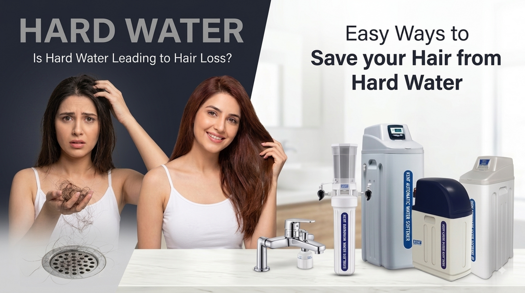 Is Hard Water Leading to Hair Loss? Easy Ways to Save your Hair from Hard Water