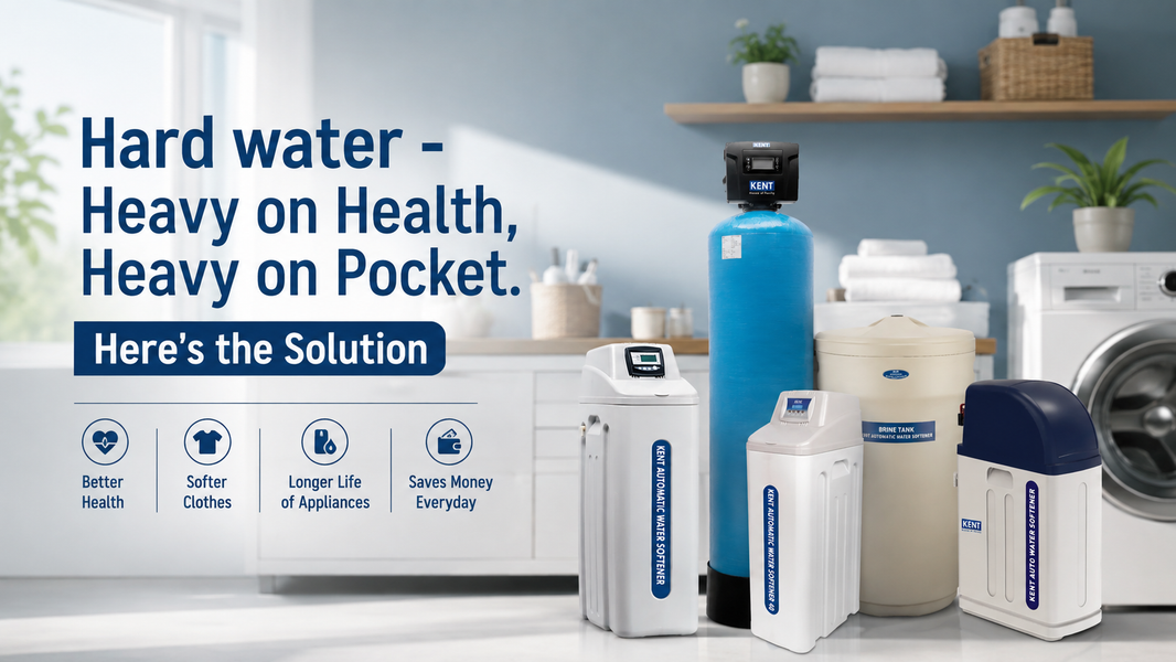 Hard water - Heavy on Health, Heavy on Pocket. Here's the Solution