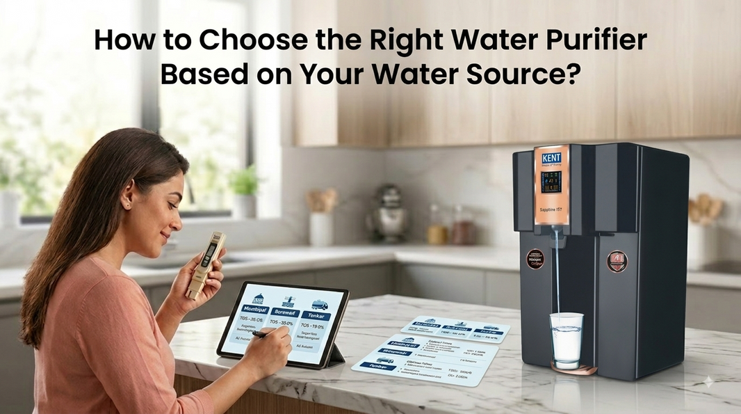 How to Choose the Right Water Purifier  Based on Your Water Source?