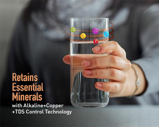 Kent Ace Plus water purifier with sleek design and digital display, featuring multiple filtration stages for clean drinking water.