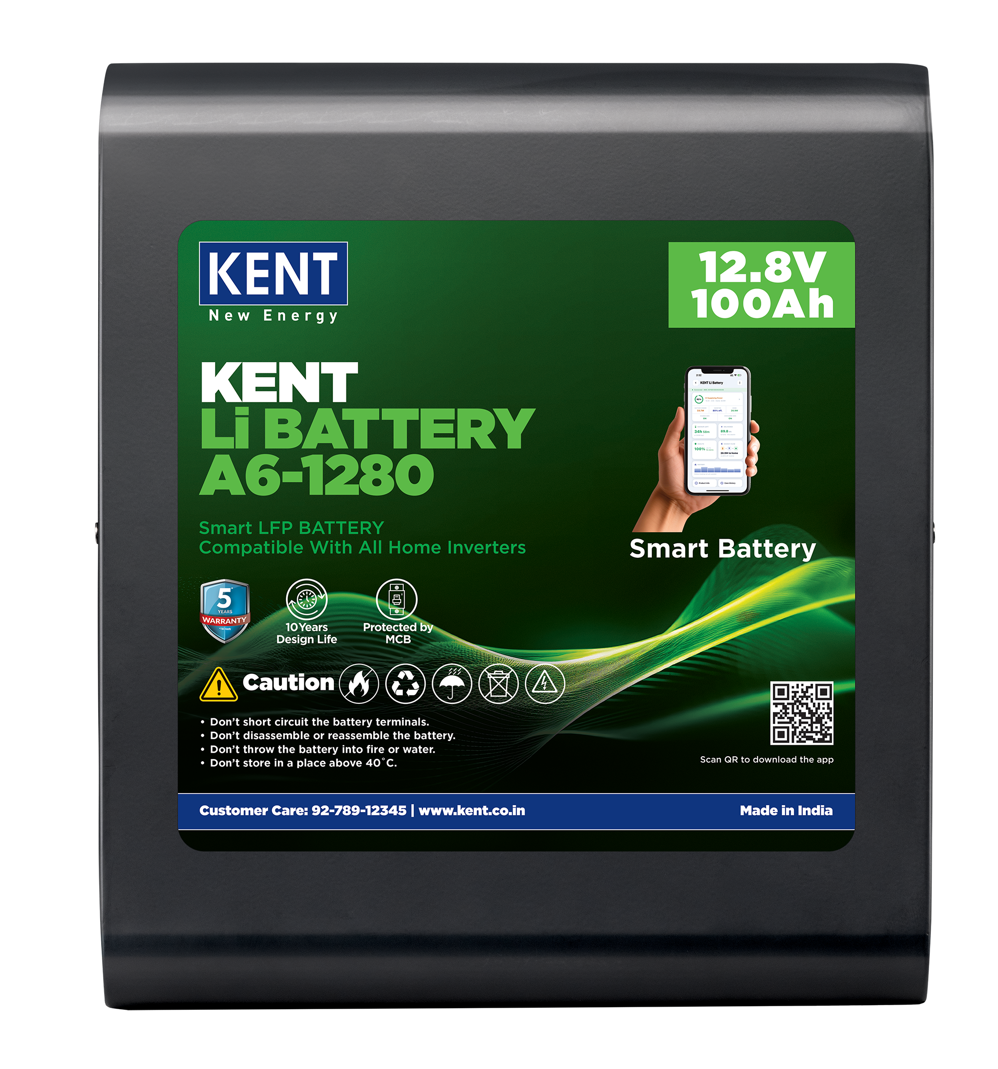KENT Li Battery A6-1280