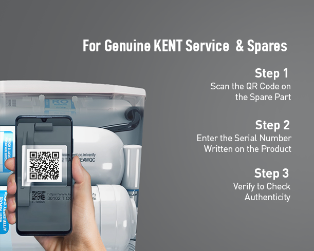 White Kent Elegant RO Water Purifier with sleek design and clear water outlet, showcasing modern water filtration for clean drinking water.