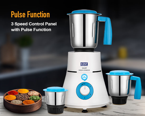 Kent Sharp Mixer Grinder from Kent RO Systems with stainless steel jars and multiple speed settings.
