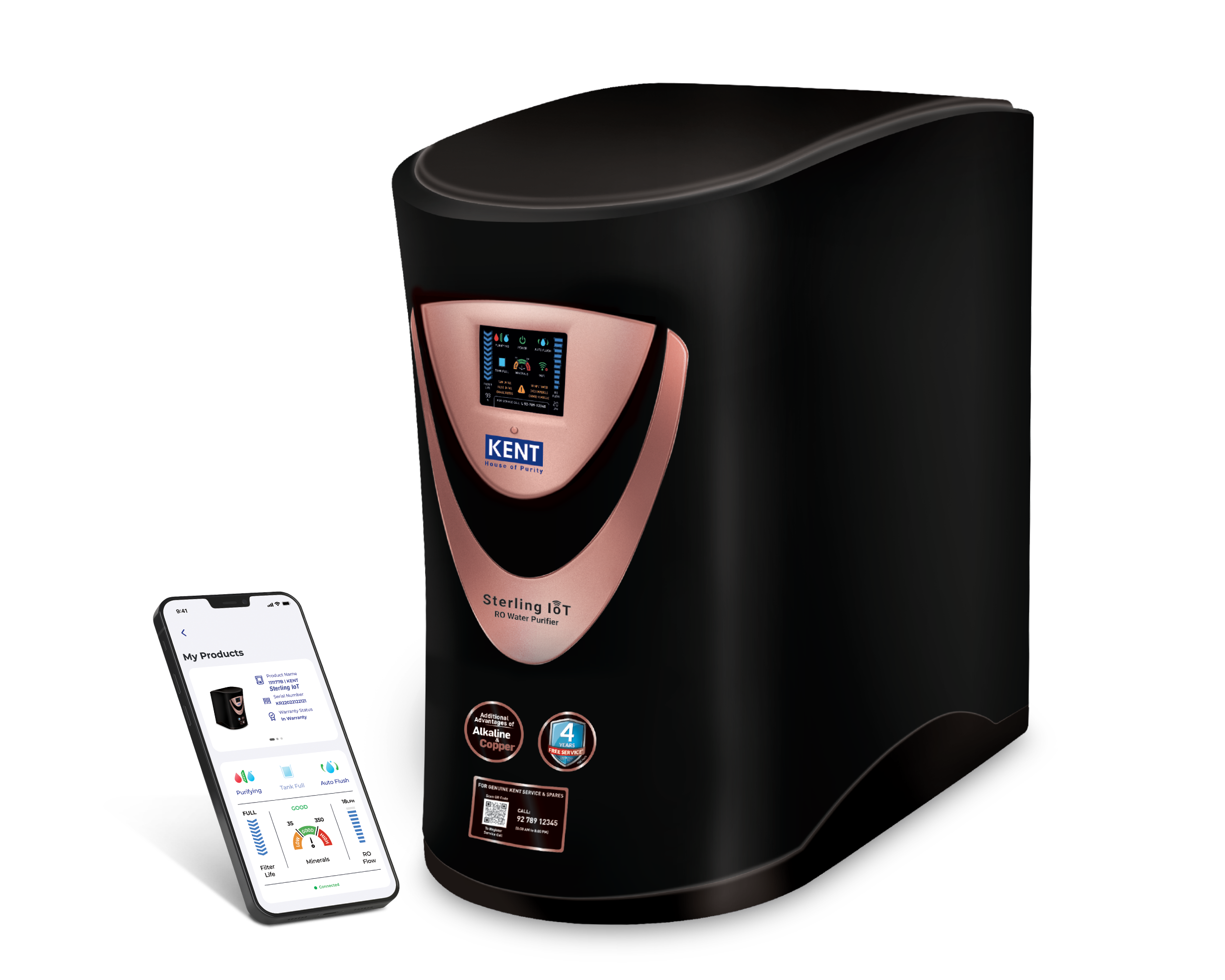Buy KENT Sterling IoT RO Water Purifier Online at Best Prices in India ...