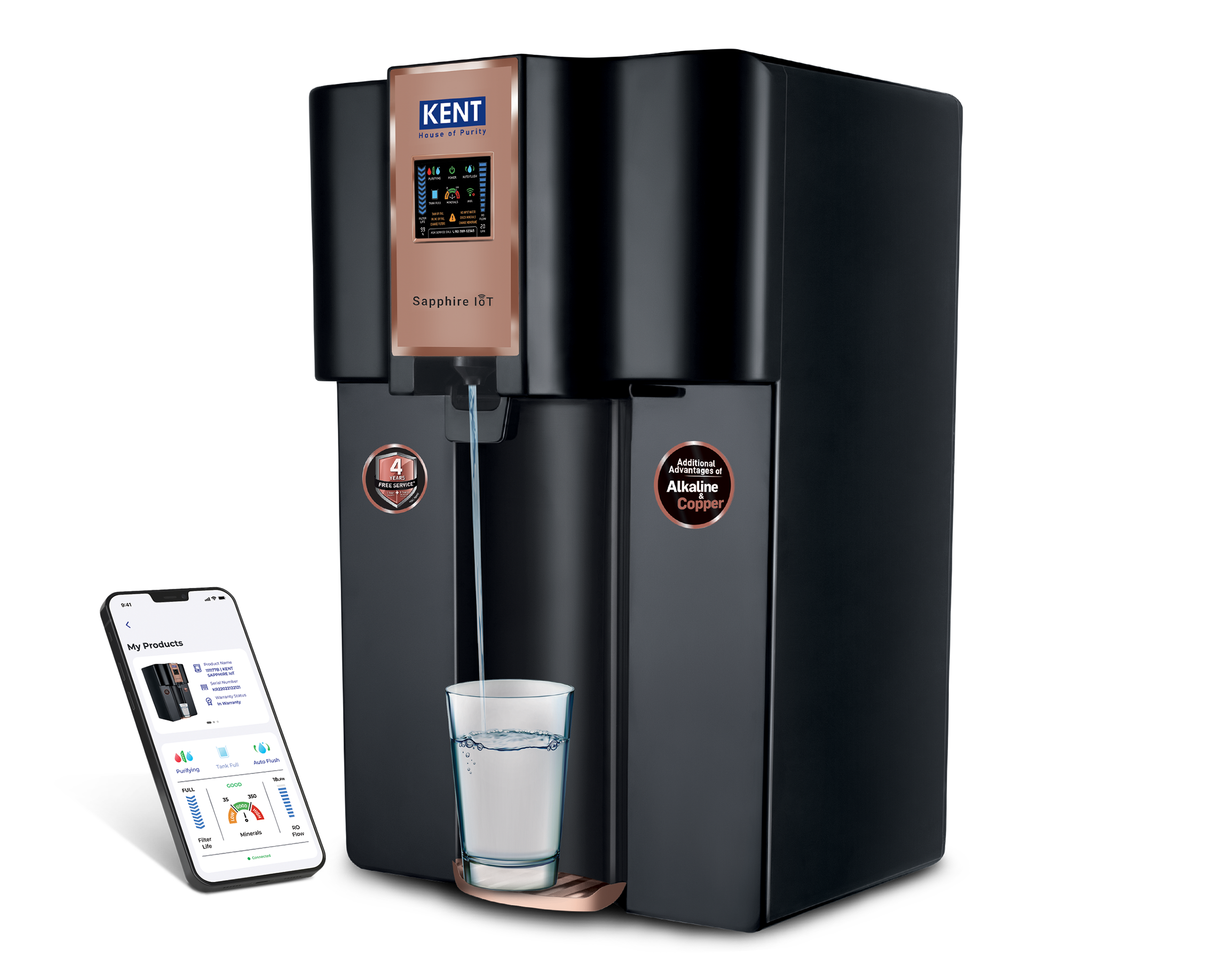 Buy KENT Sapphire IoT RO Water Purifier Online at Best Prices in India ...