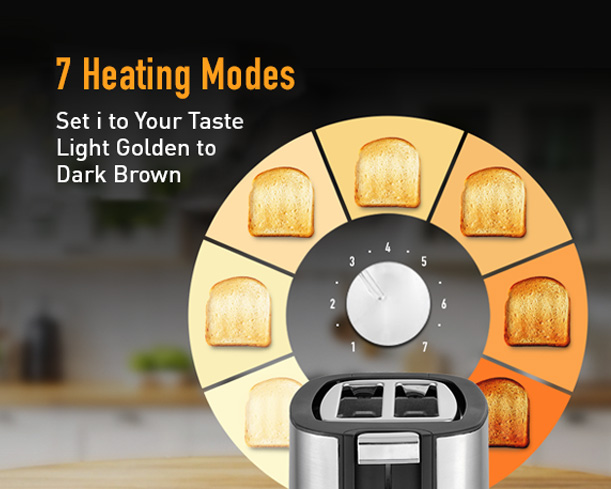 Silver Kent pop-up toaster with dual bread slots and control dials, modern kitchen appliance for toasting bread.
