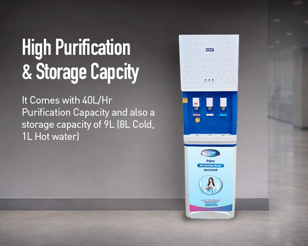 Infographic showing features and benefits of the Kent Galaxy RO Water Purifier by Kent RO Systems.