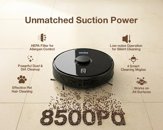 Buy KENT RoboKlean R1 Robotic Vacuum Cleaner Online in India