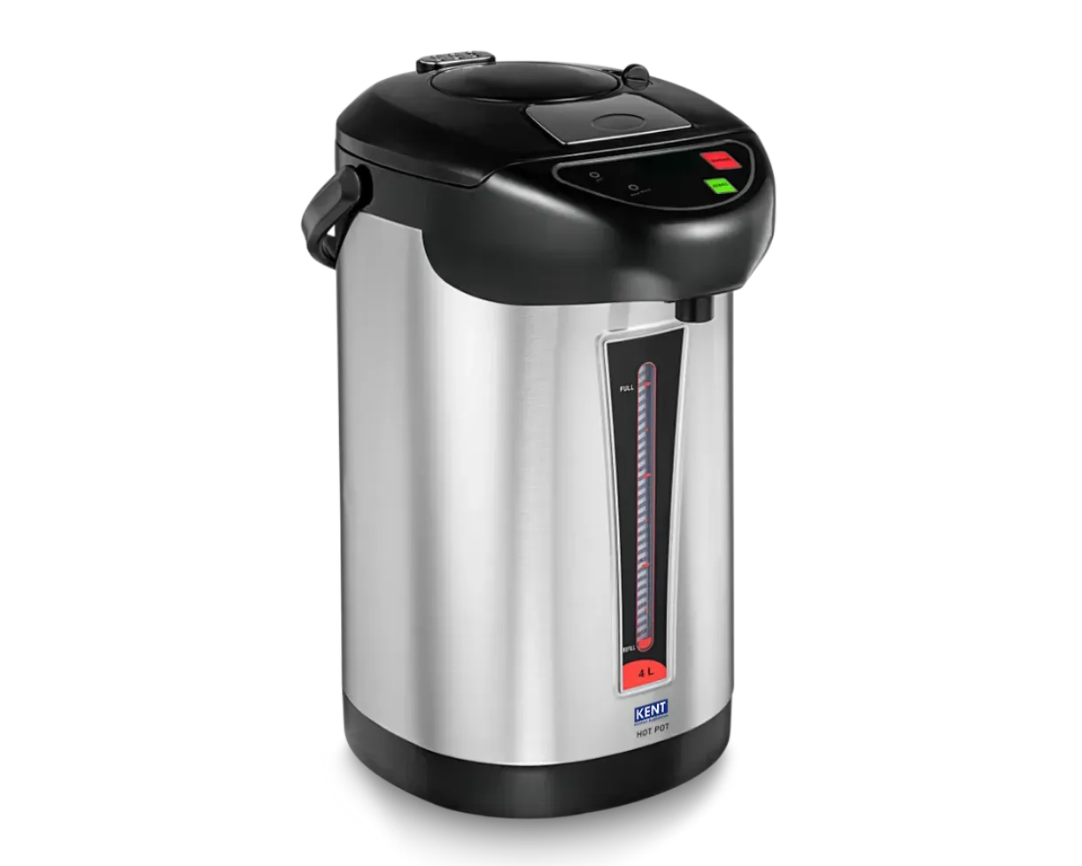 Kent RO Systems Instant Hot Pot for quick, hot beverages and soups, featuring a sleek design with a removable lid.