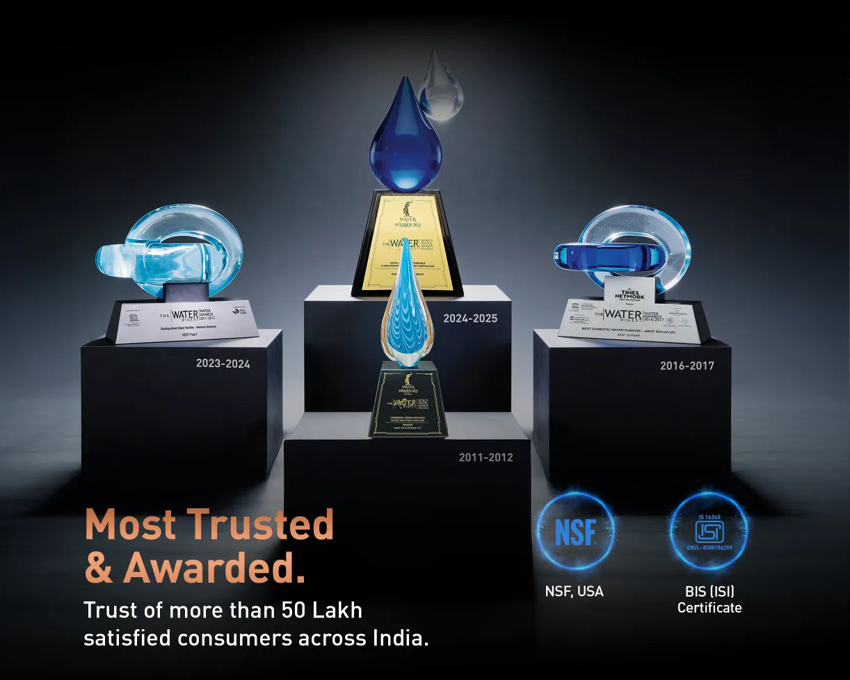 Kent Sterling Star water purifier from Kent RO Systems with a sleek white exterior and digital display panel.