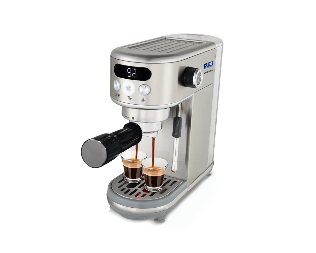 Kent Coffee Maker from Kent RO Systems, compact kitchen appliance with glass carafe and control panel for brewing coffee.