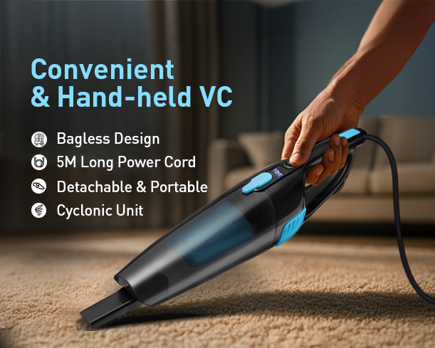 Kent Dash Vacuum Cleaner by Kent RO Systems, compact handheld vacuum with a sleek design for quick cleaning tasks.