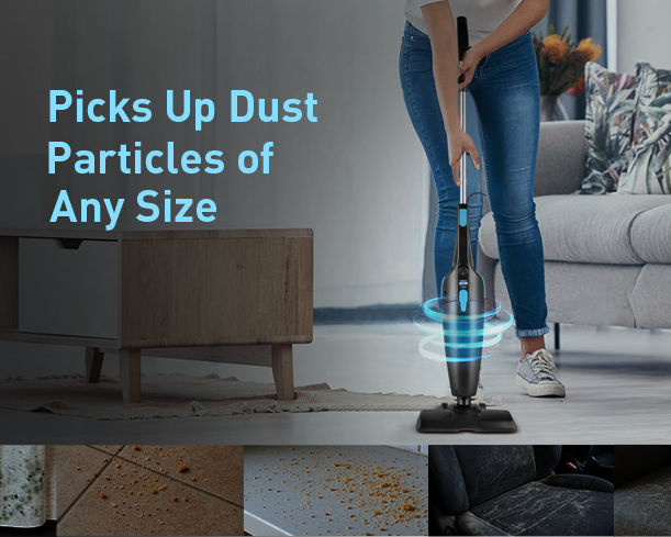 Kent Dash vacuum cleaner from Kent RO Systems, lightweight handheld vacuum with a sleek design and cleaning attachments.