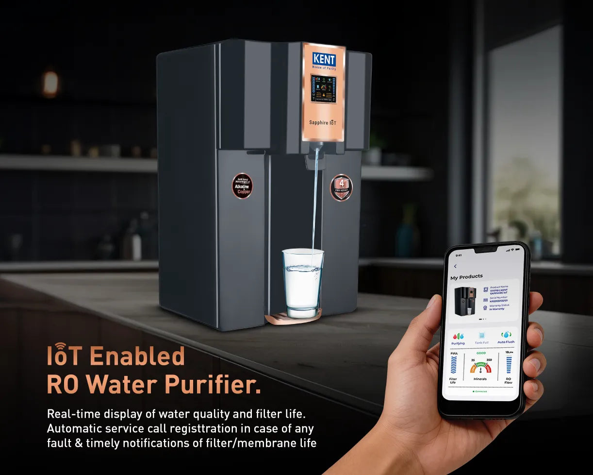 KENT Sapphire IoT RO Water Purifier - Kent RO Systems