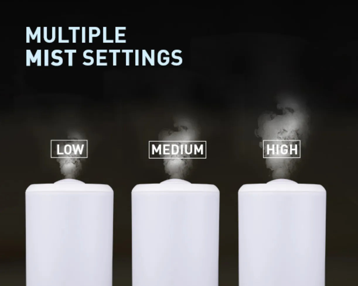 Kent Dew Ultrasonic Humidifier from Kent RO Systems with a sleek white design and adjustable mist nozzle for home humidity control.