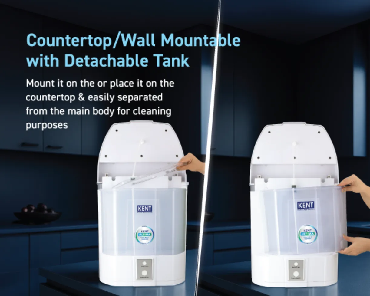 Kent Ultima Vegetable Cleaner from Kent RO Systems, showcasing the device used for cleaning vegetables thoroughly.