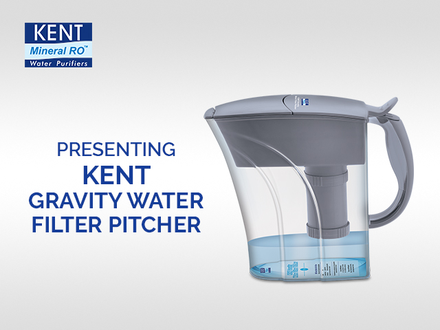 KENT Gravity Water Filter Pitcher