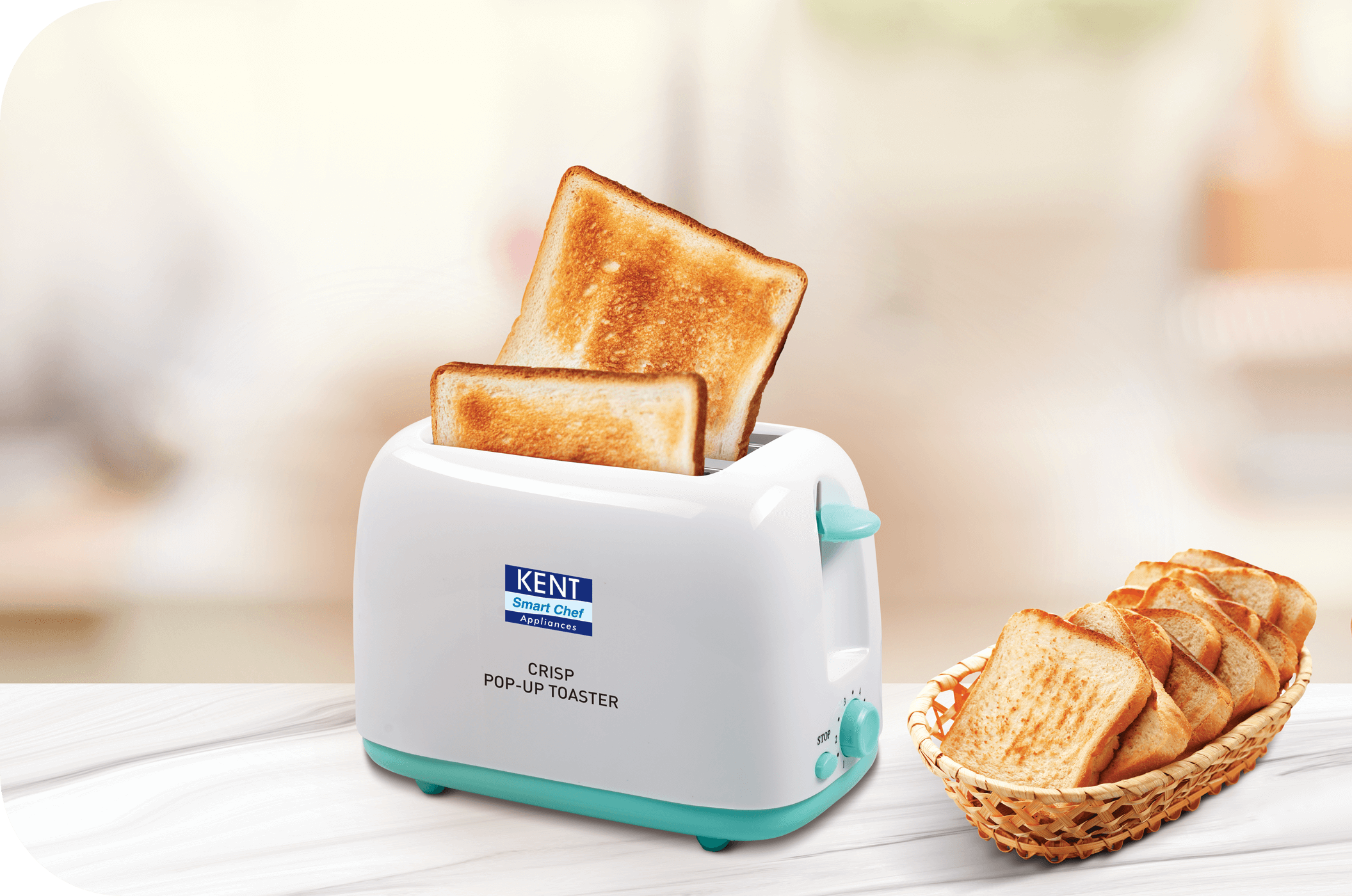 KENT Crisp Pop-Up Toaster