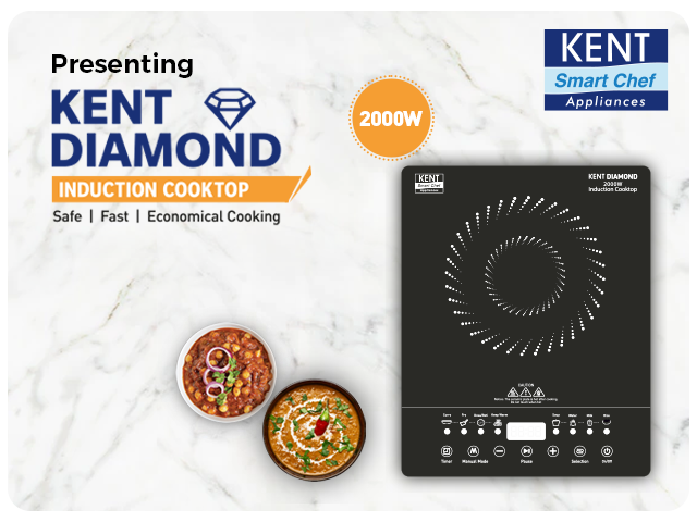 KENT Diamond Induction Cooktop