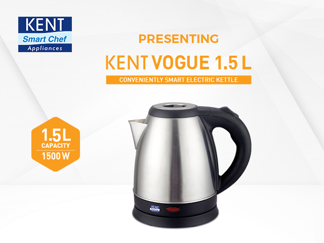 KENT Vogue 1.5L Electric Kettle Online