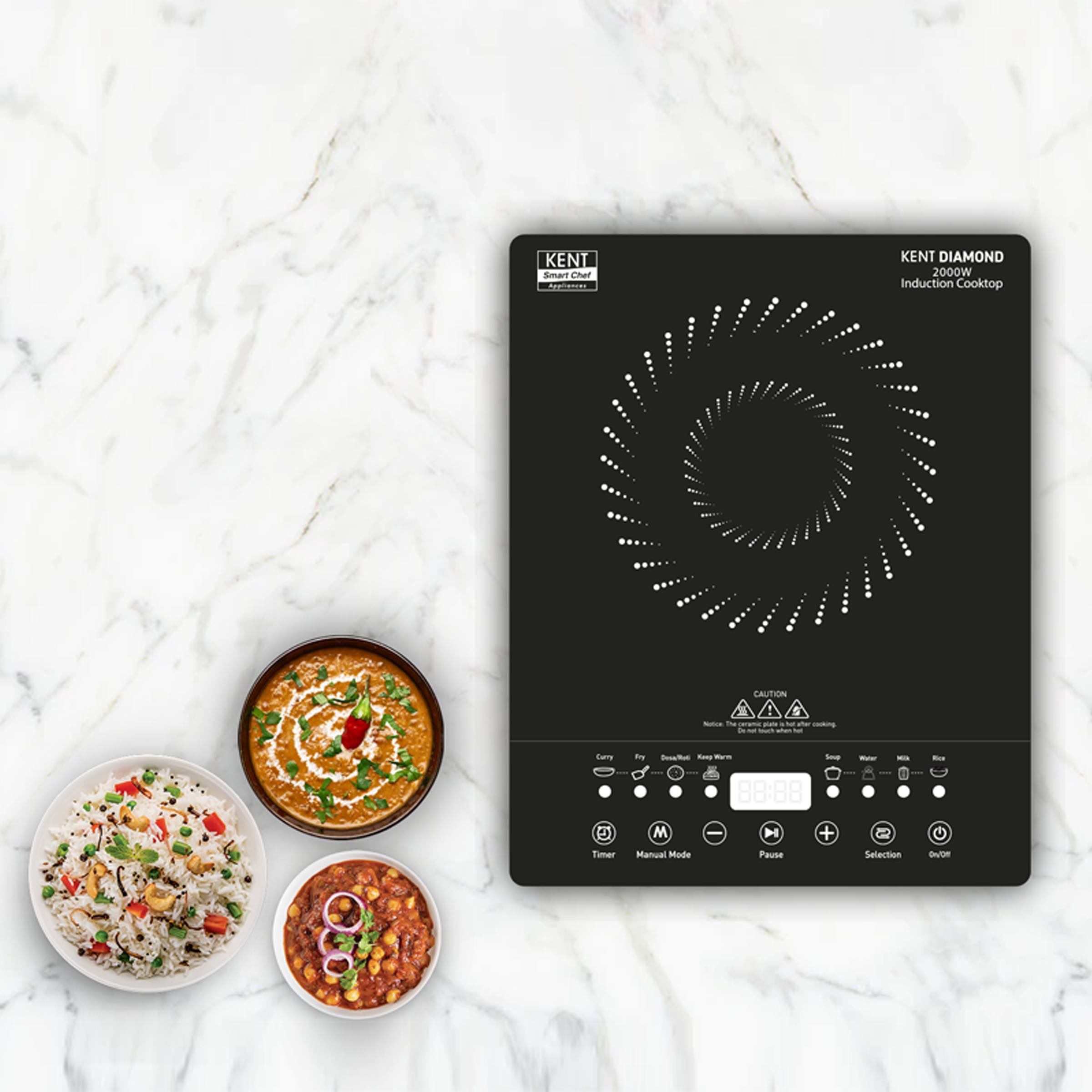 Buy KENT Diamond Induction Cooktop Price, Features, Specifications