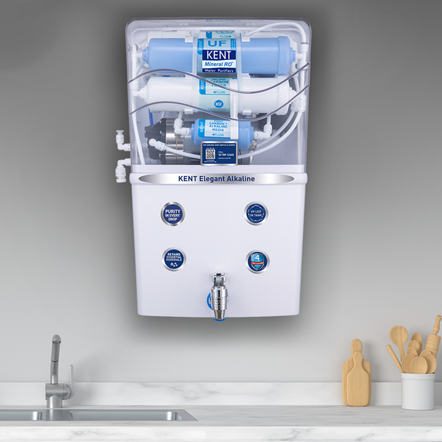 KENT Elegant Alkaline RO Water Purifier: Price, Reviews, Features