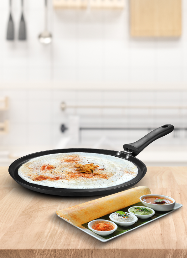 KENT Hard Anodised Dosa Tawa 