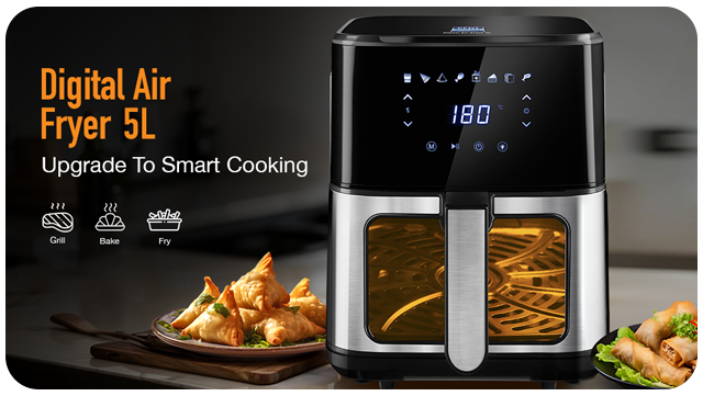 KENT Digital Air Fryer 5L
