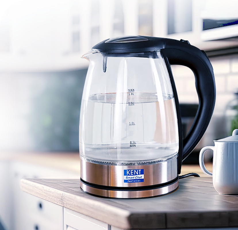 KENT Elegant Electric Glass Kettle