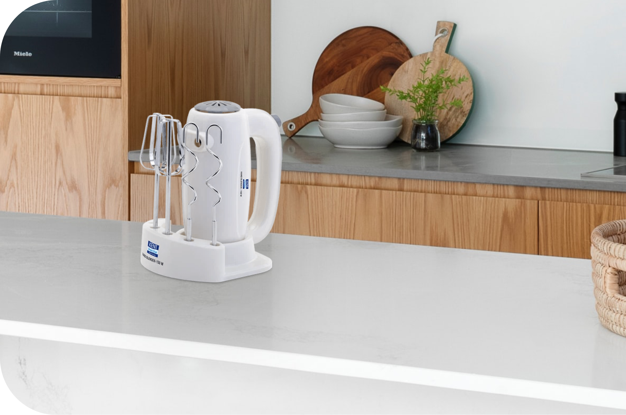 Living & Co Hand Mixer 150W White White