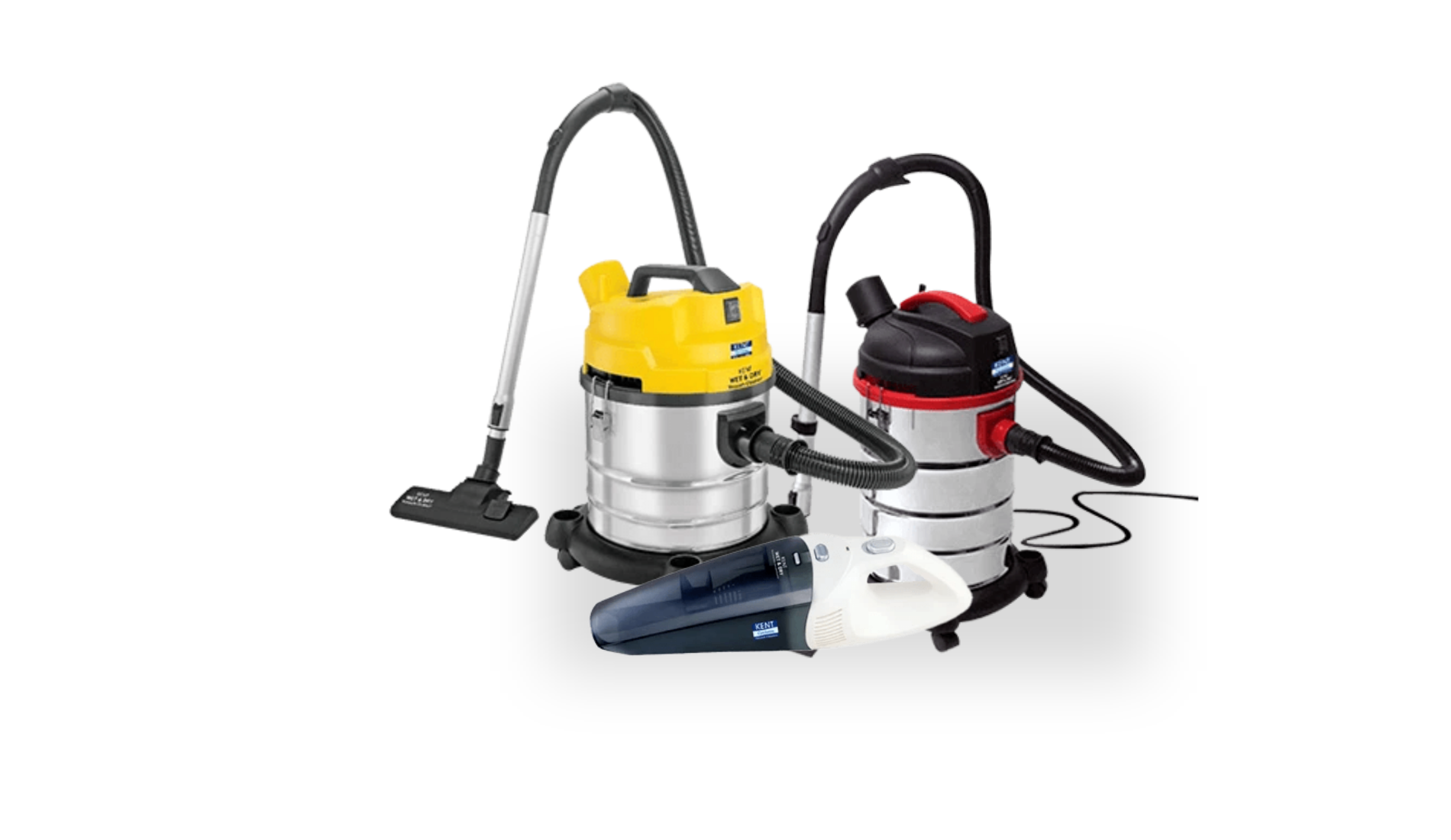 KENT Wet and Dry Vacuum Cleaners