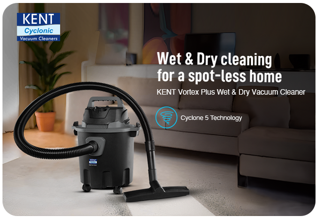 KENT Vortex Plus Wet & Dry Vacuum Cleaner
