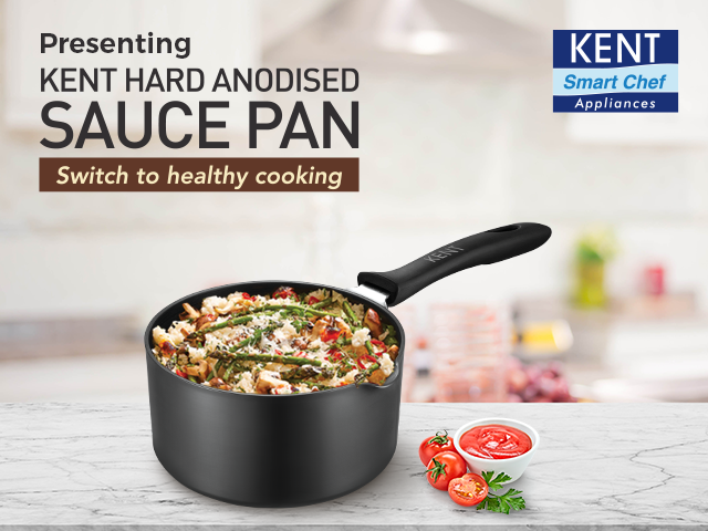 KENT Hard Anodised Sauce Pan