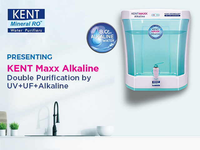 KENT Maxx Alkaline UV Water Filter